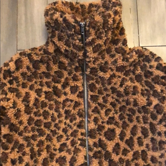 NWT BB Dakota Cheetah print faux shearling Coat - Picture 4 of 14